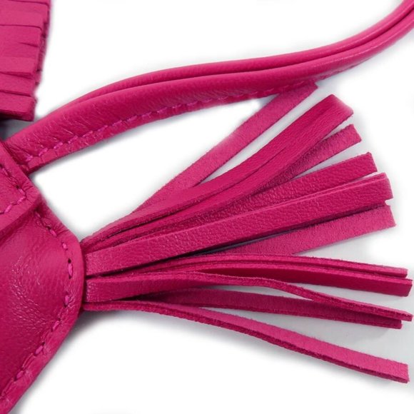 Auth HERMES Rodeo PM Bag Charm Magenta - Picture 2 of 9